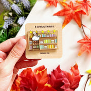 Enamel Pin - Mimi's Bookshelf (Interactive Slider) - SumLilThings