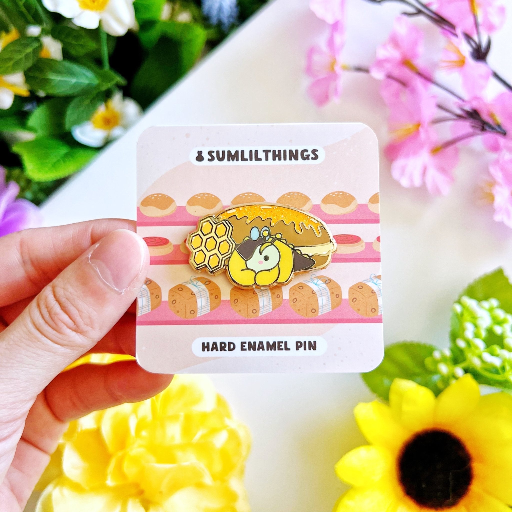 Enamel Pin - Nohnoh Honey Pastry Cream - SumLilThings