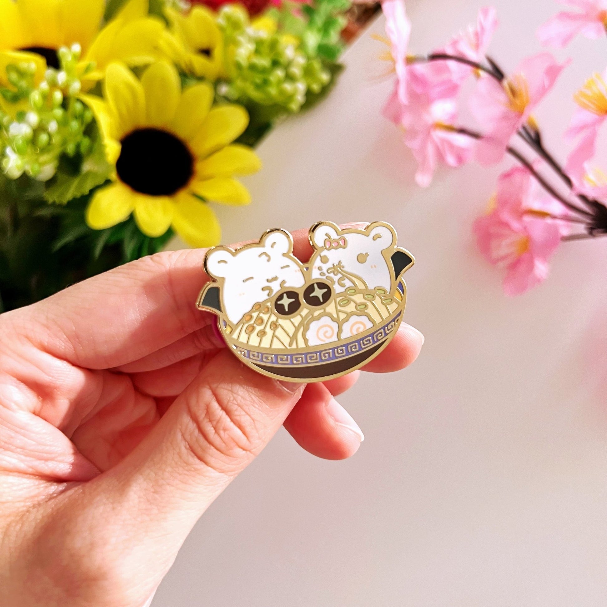 Enamel Pin - Oatmeal & Cinnamon Ramen Bowl - SumLilThings