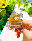Enamel Pin - Peeking Chocolate Cake (Interactive Slider) - SumLilThings