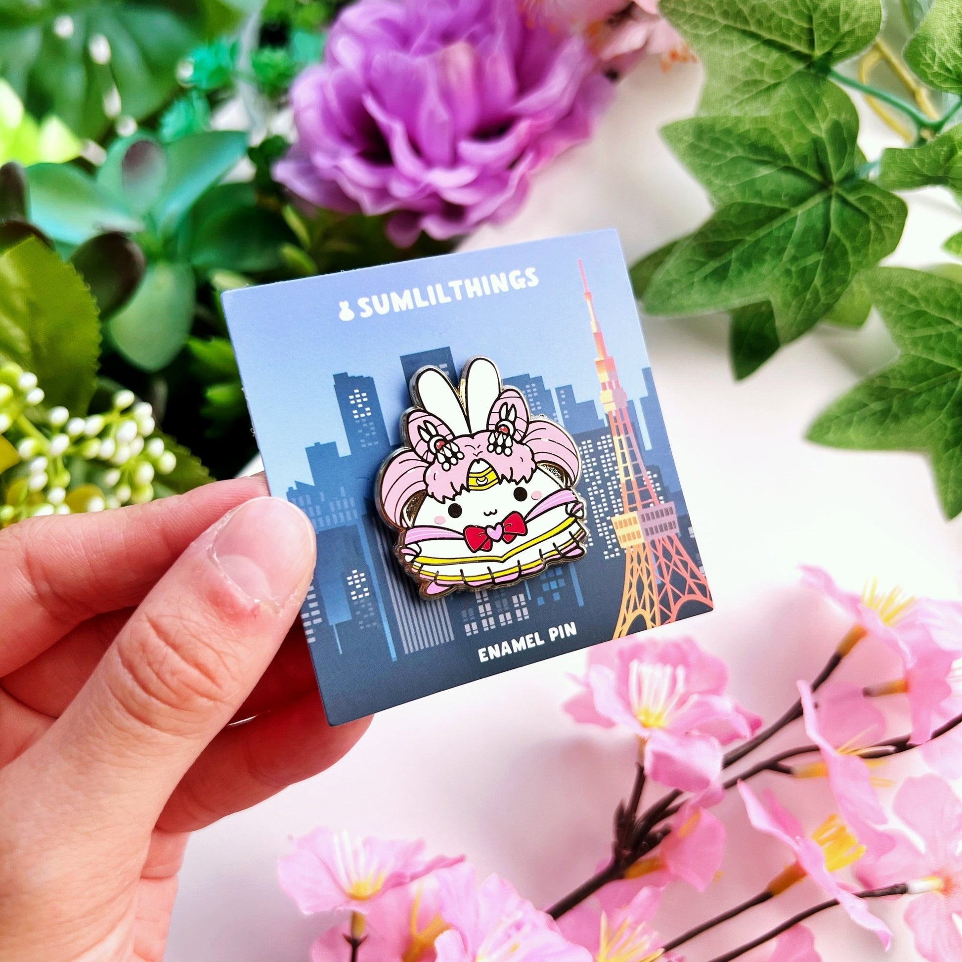 Enamel Pin - Sailor Lil Chibi Moon - SumLilThings