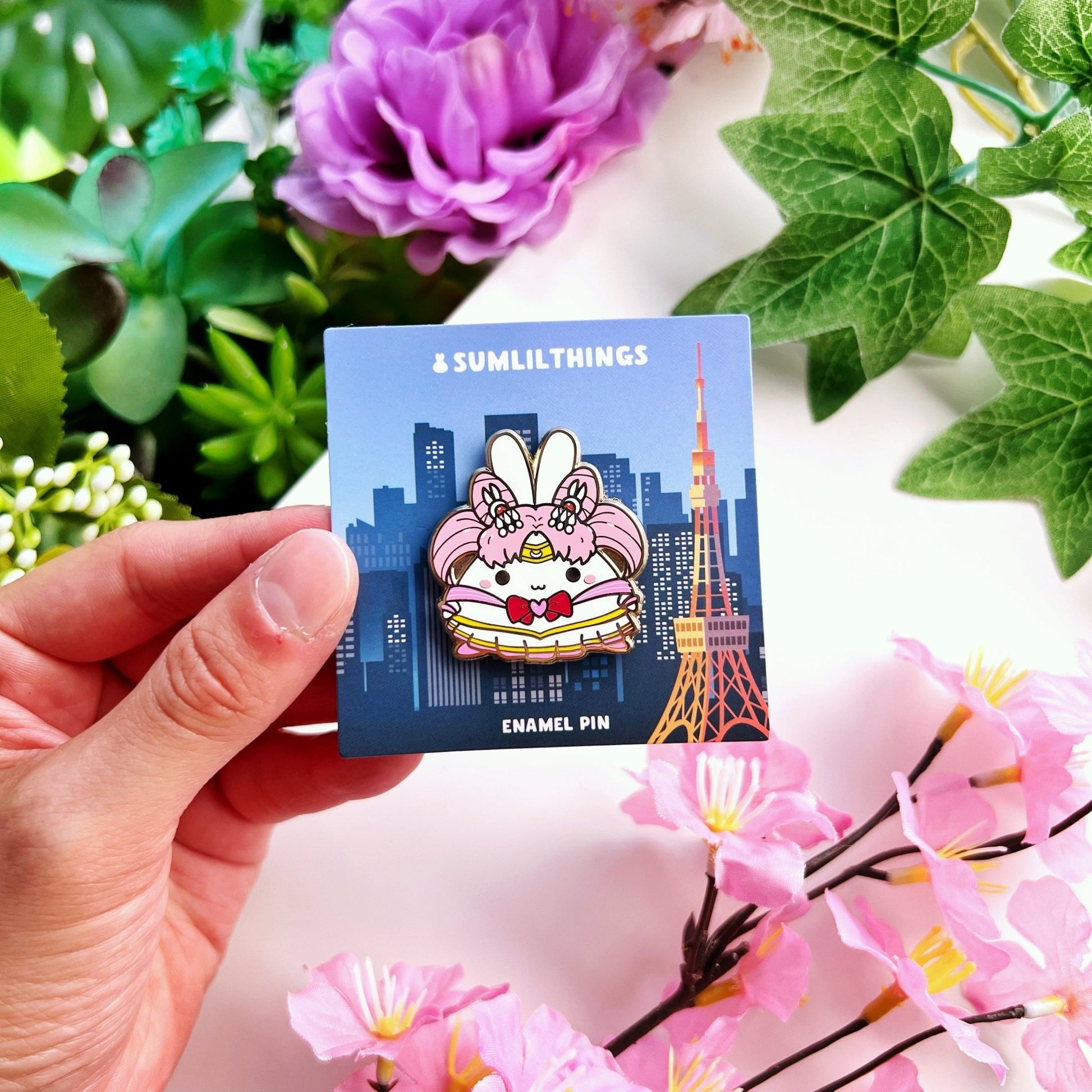 Enamel Pin - Sailor Lil Chibi Moon - SumLilThings