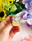 Enamel Pin - Shumai Oatmeal & Cinnamon - SumLilThings