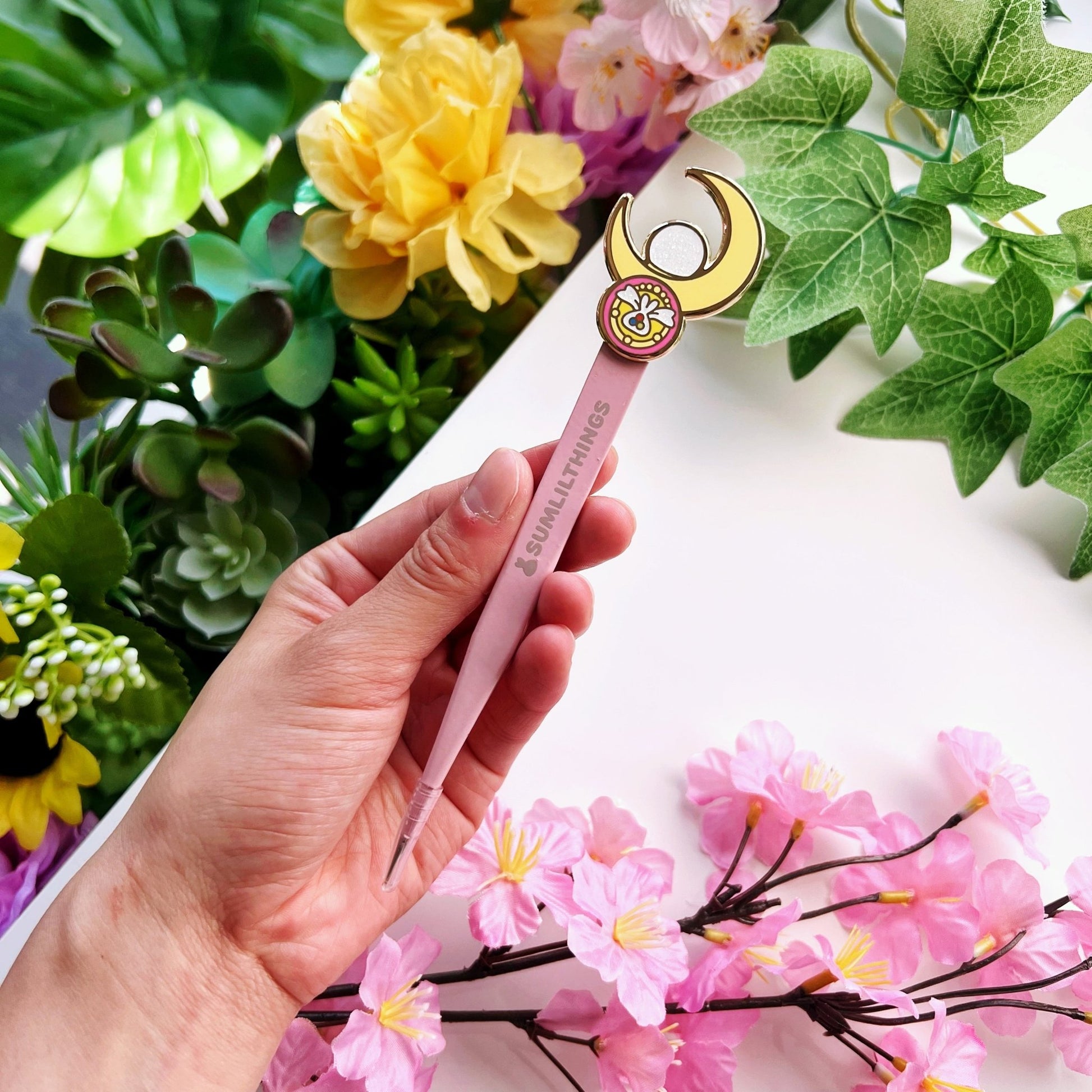 Enamel Tweezer - Magical Moon Stick (Fine Point) - SumLilThings