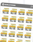 Field Trip Stickers - SumLilThings