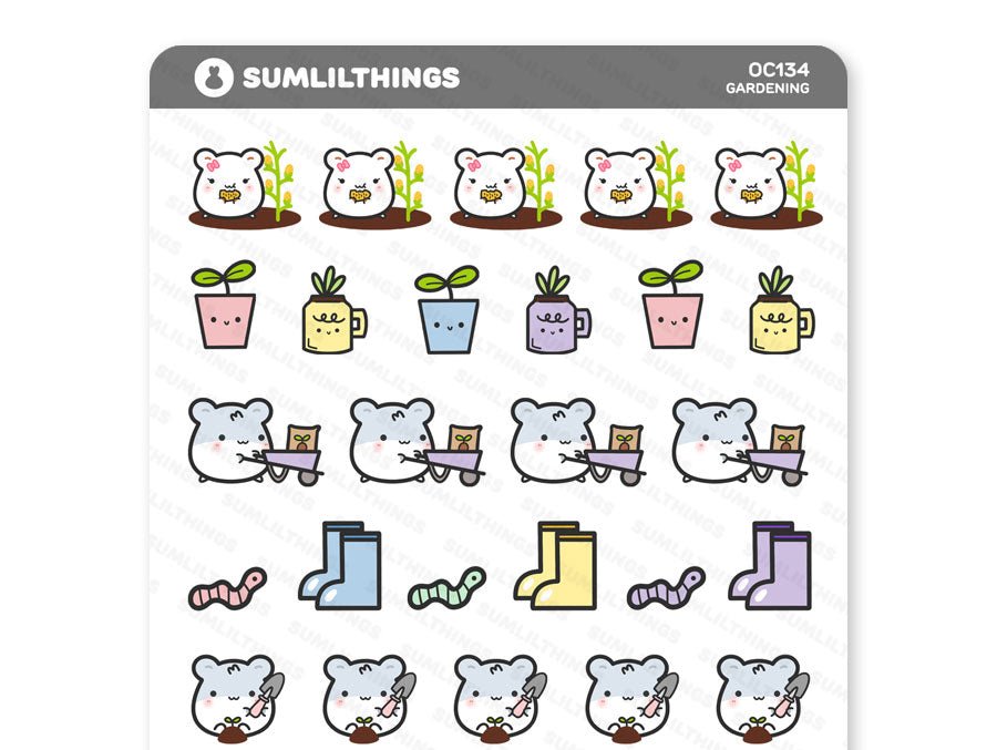 Gardening Stickers - SumLilThings