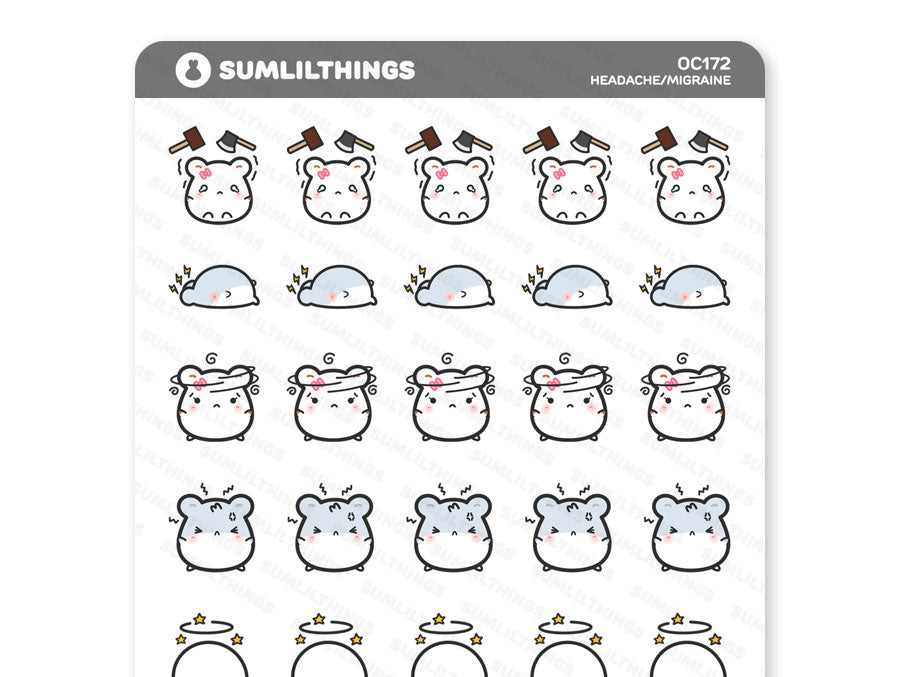 Ice Hockey Stickers - Mini Sheet – SumLilThings