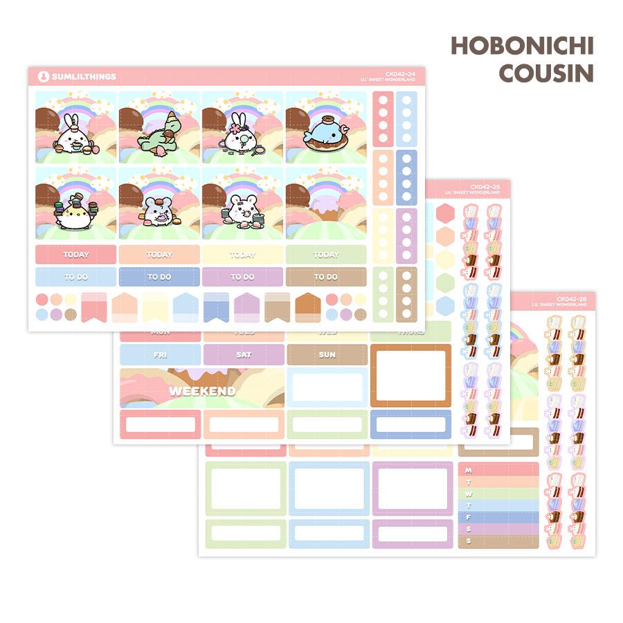Hobonichi Cousin - Just A Lil' Sweet (3 Pages) - SumLilThings
