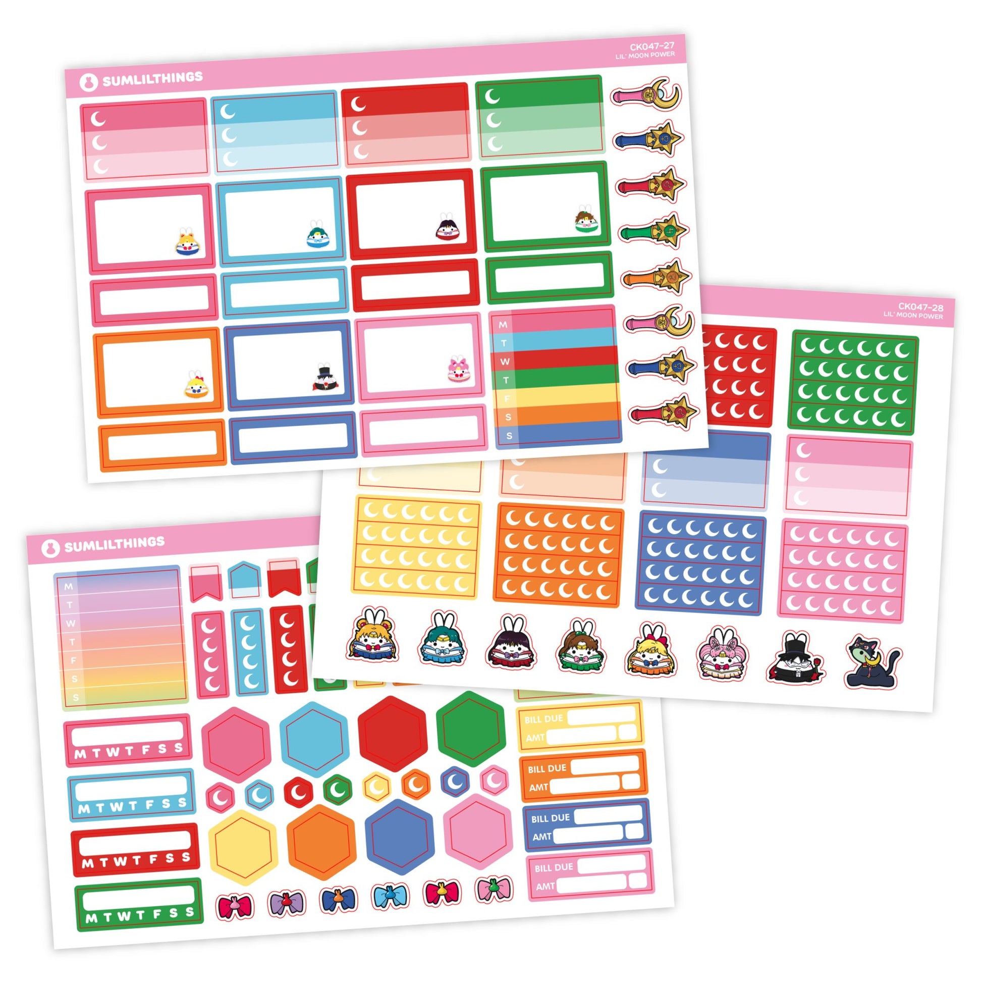 Hobonichi COUSIN - Lil' Moon Power - Gold Foil - SumLilThings