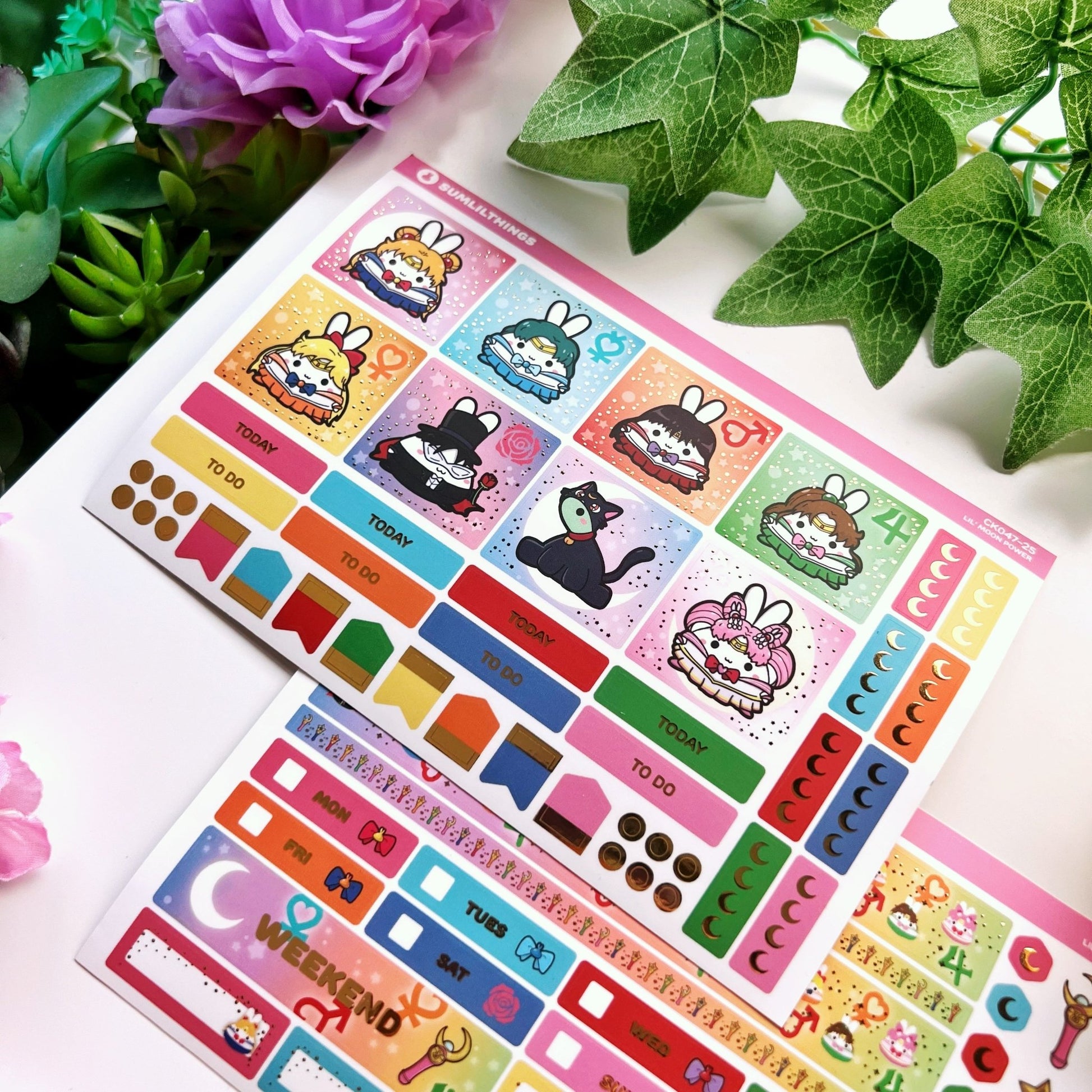 Hobonichi COUSIN - Lil' Moon Power - Gold Foil - SumLilThings