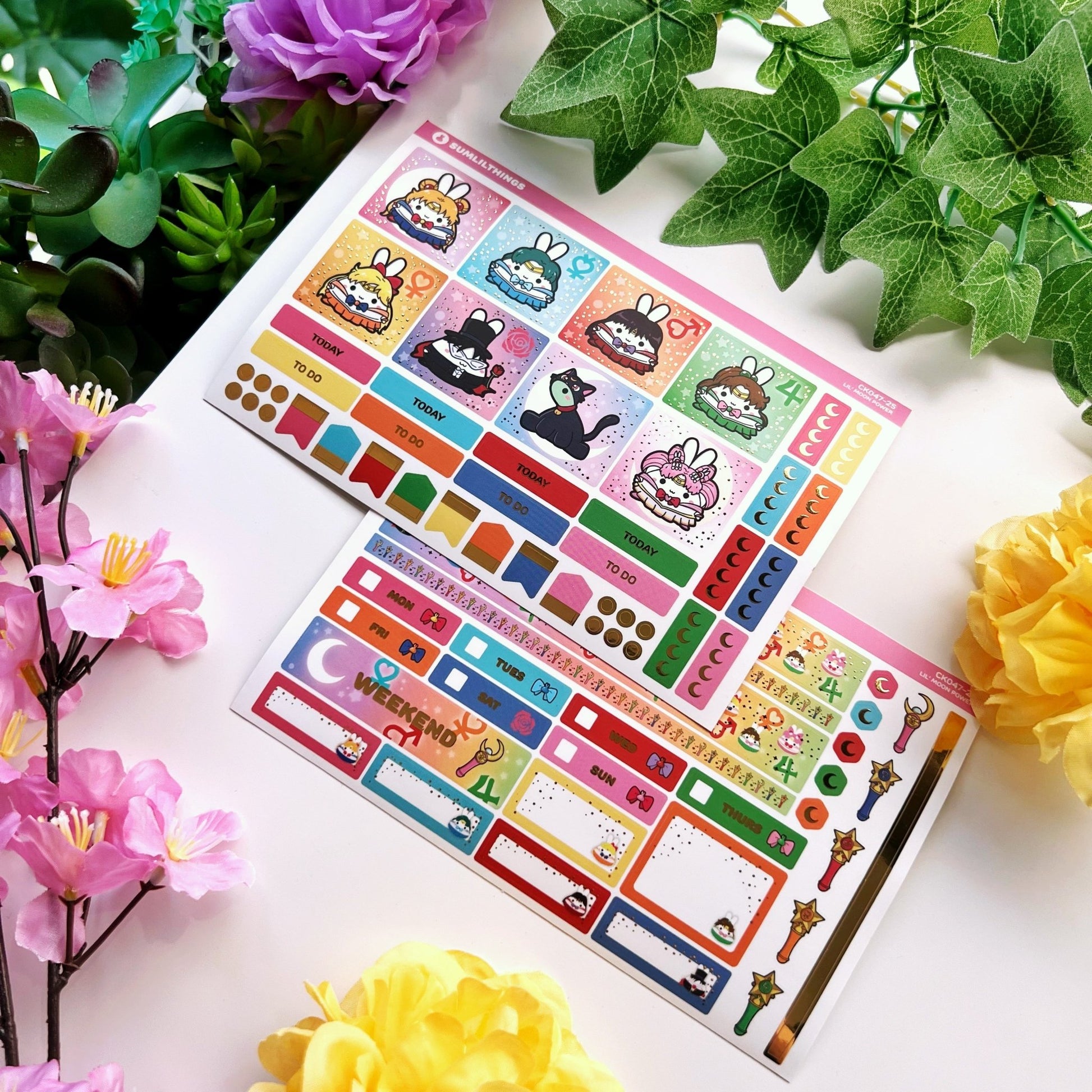 Hobonichi COUSIN - Lil' Moon Power - Gold Foil - SumLilThings