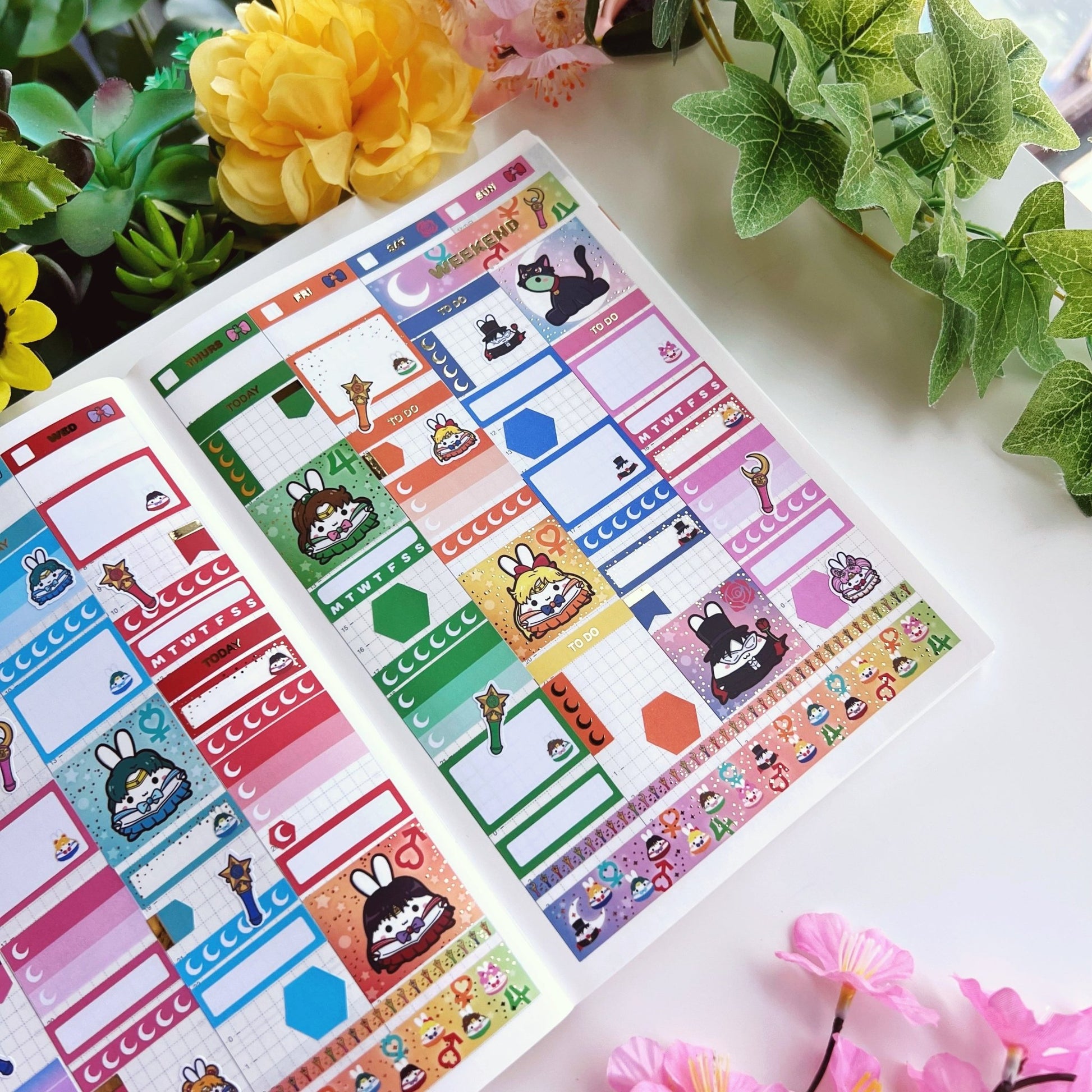 Hobonichi COUSIN - Lil' Moon Power - Gold Foil - SumLilThings