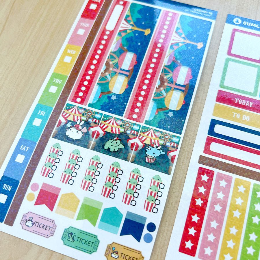 Hobonichi WEEKS Kit - Carnival Night - Holographic - SumLilThings