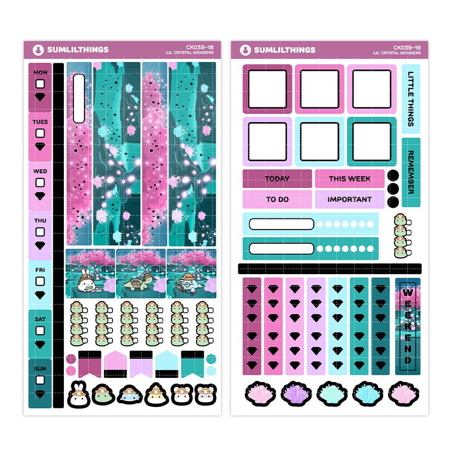 Hobonichi WEEKS Kit - Crystal Wonders - Holo Foil - SumLilThings