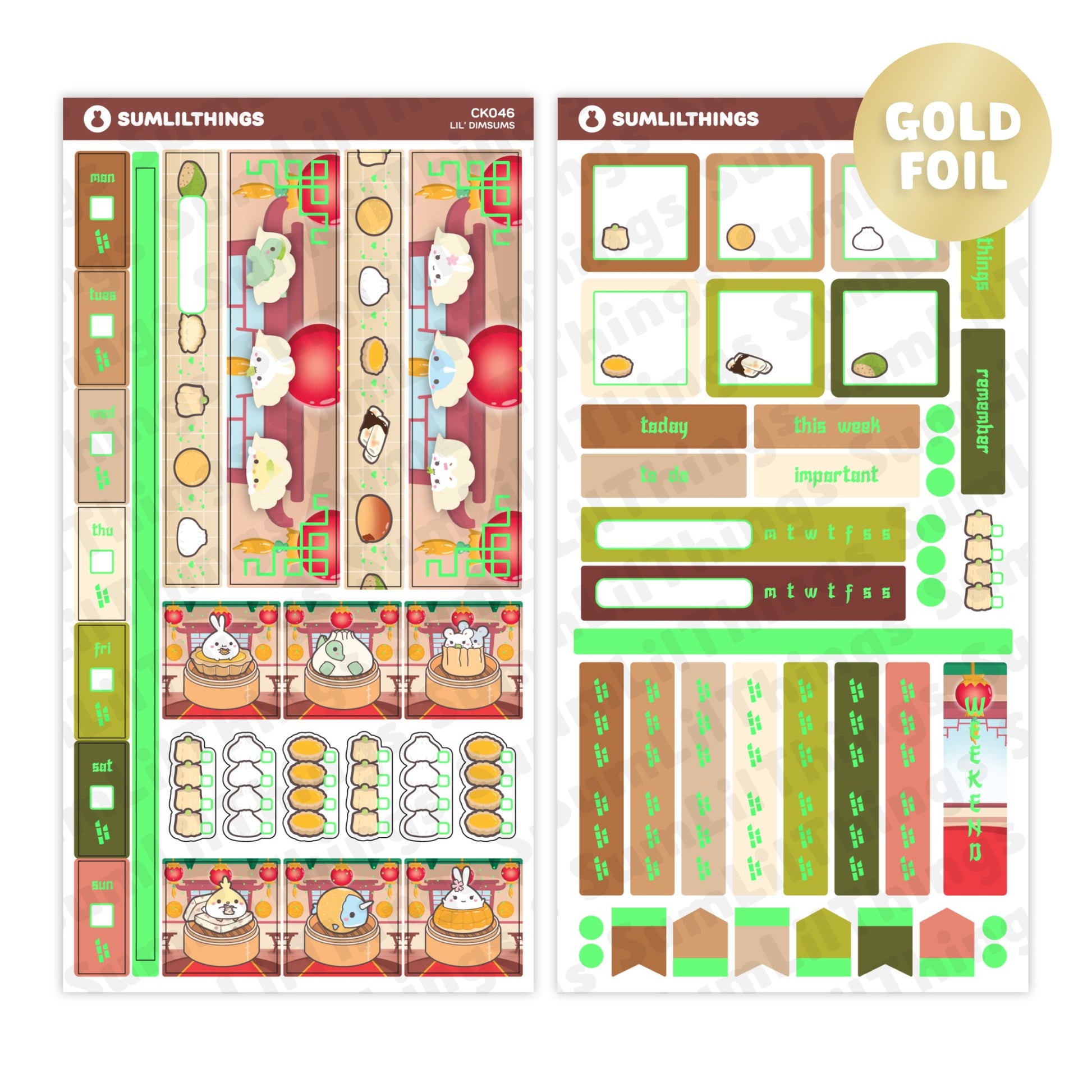 Hobonichi WEEKS Kit - Lil' Dimsum - SumLilThings