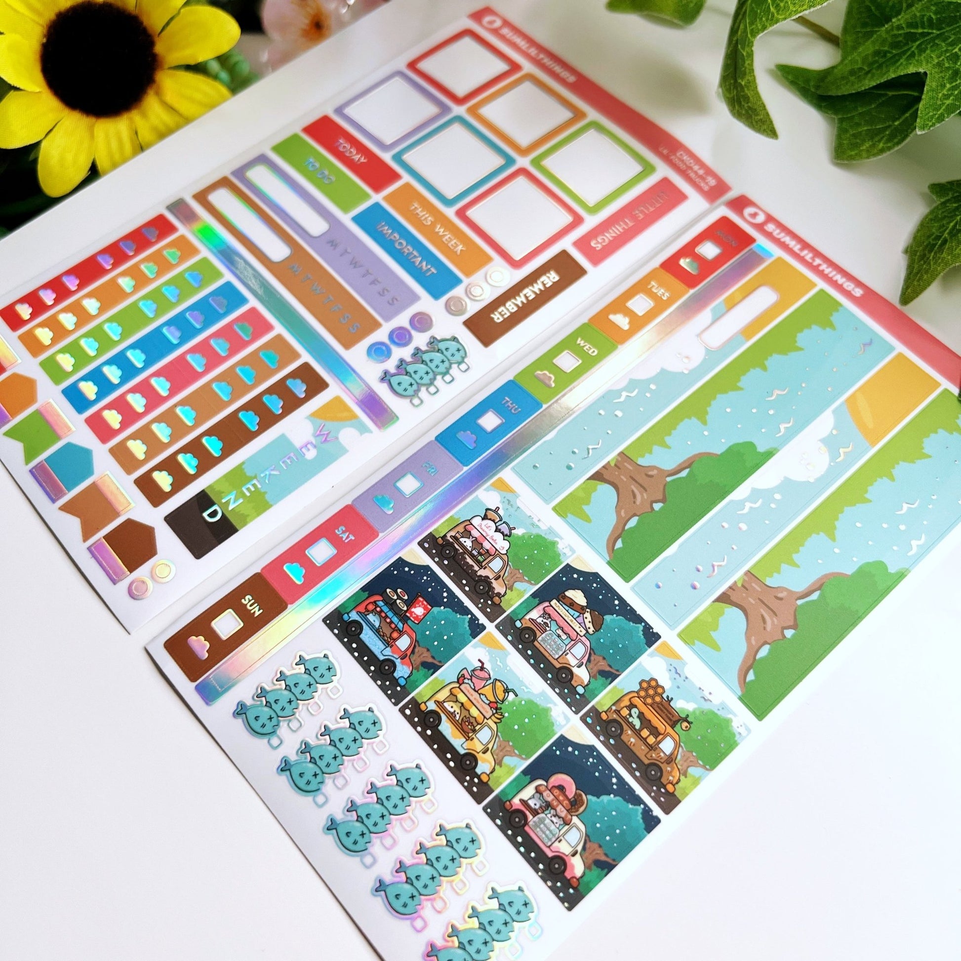 Hobonichi WEEKS Kit - Lil' Food Truck - SumLilThings