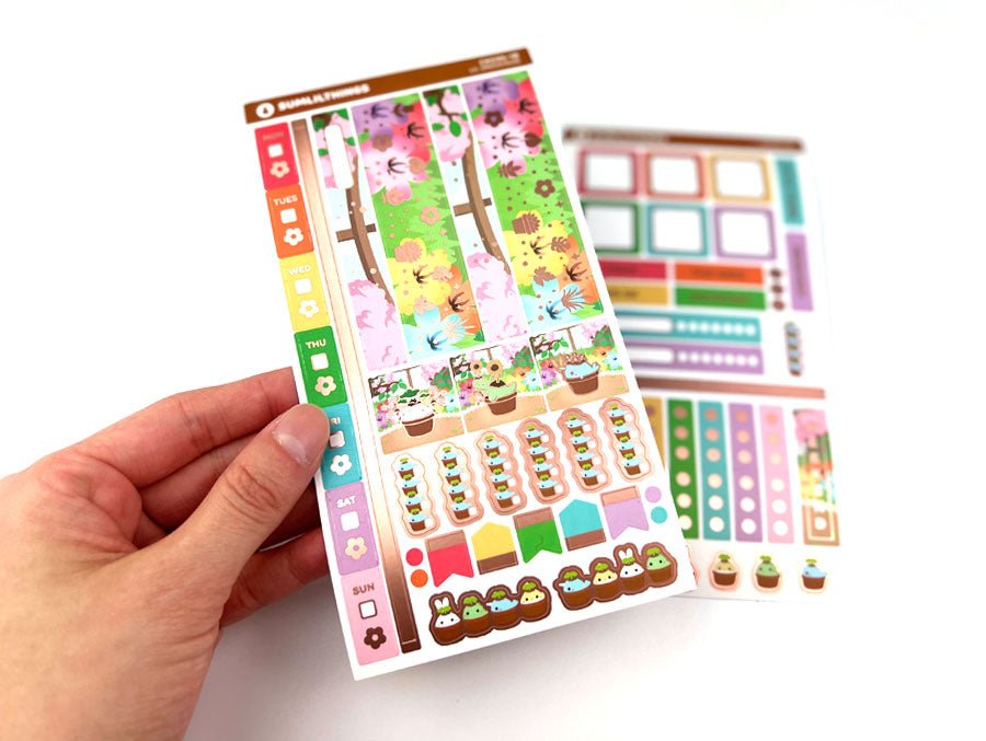 Hobonichi WEEKS Kit - Lil' Greenhouse - Rose Gold Foil - SumLilThings