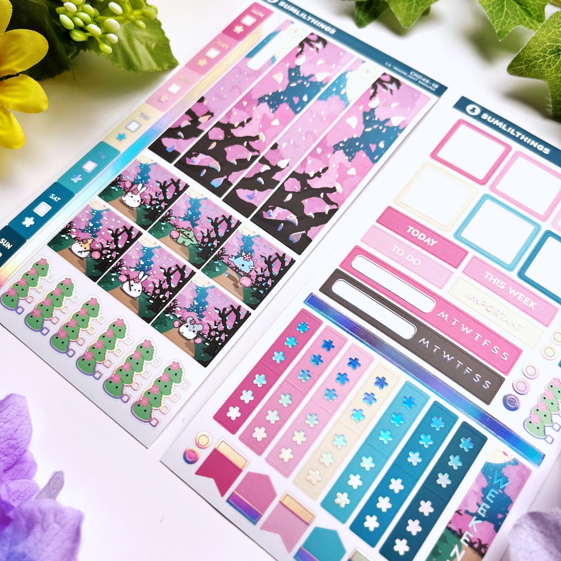 Hobonichi WEEKS Kit - Lil' Moonlight Sakura - SumLilThings