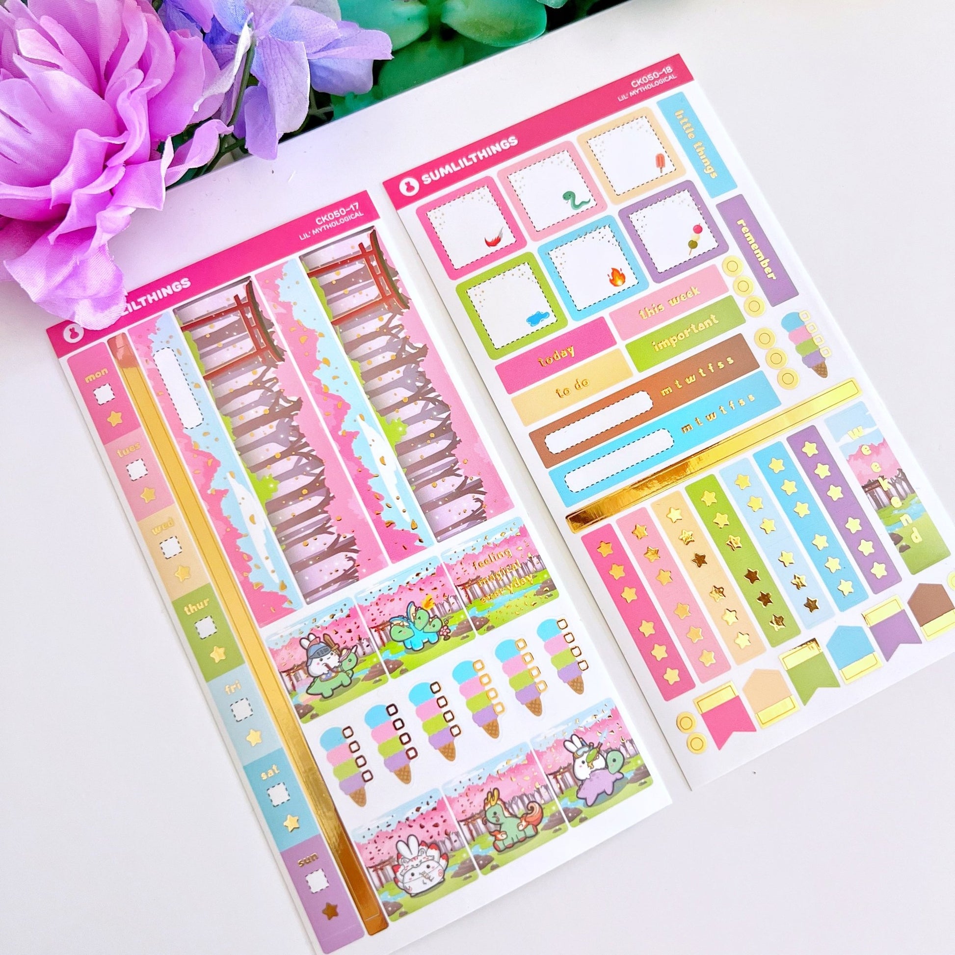 Hobonichi WEEKS Kit - Lil' Mythological - SumLilThings