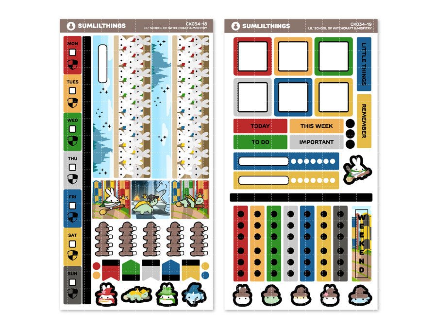 Hobonichi WEEKS Kit - Lil's School of Misfitry - Gold Foil - SumLilThings