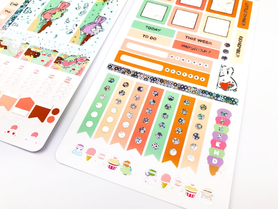 Hobonichi WEEKS Kit - Sugar Rush - Silver Bubble Foil - SumLilThings