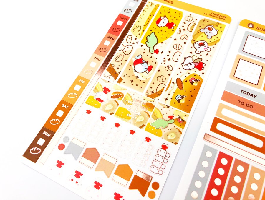 Hobonichi WEEKS Kit - Toasted Buns - Gold Foil - SumLilThings