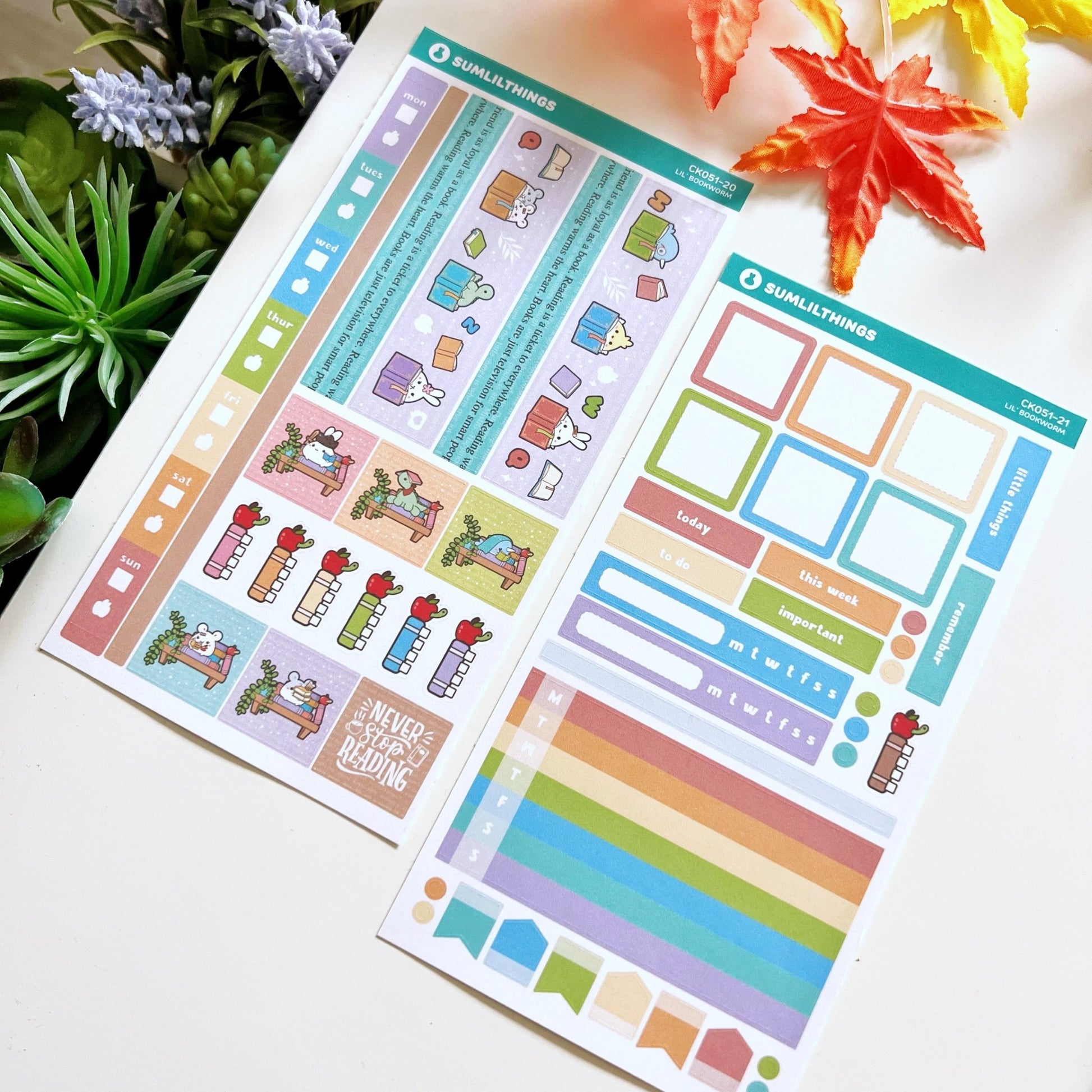 Hobonichi WEEKS - Lil' Bookworm - SumLilThings