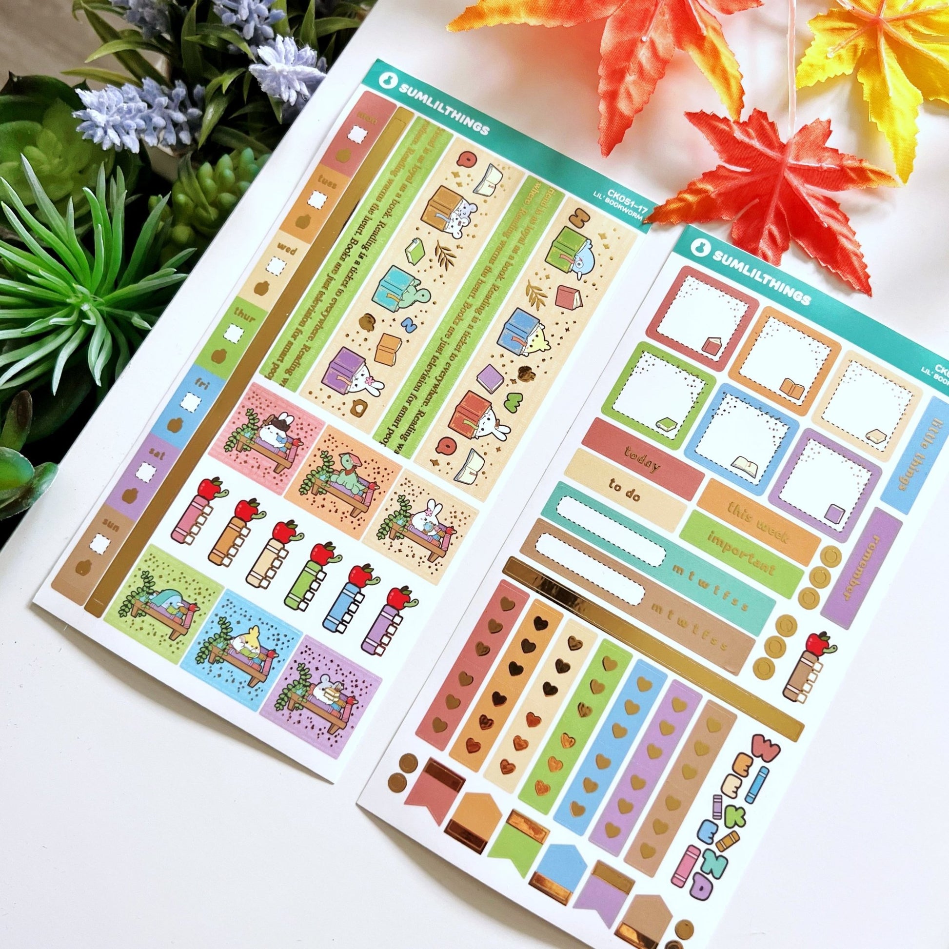 Hobonichi WEEKS - Lil' Bookworm - SumLilThings