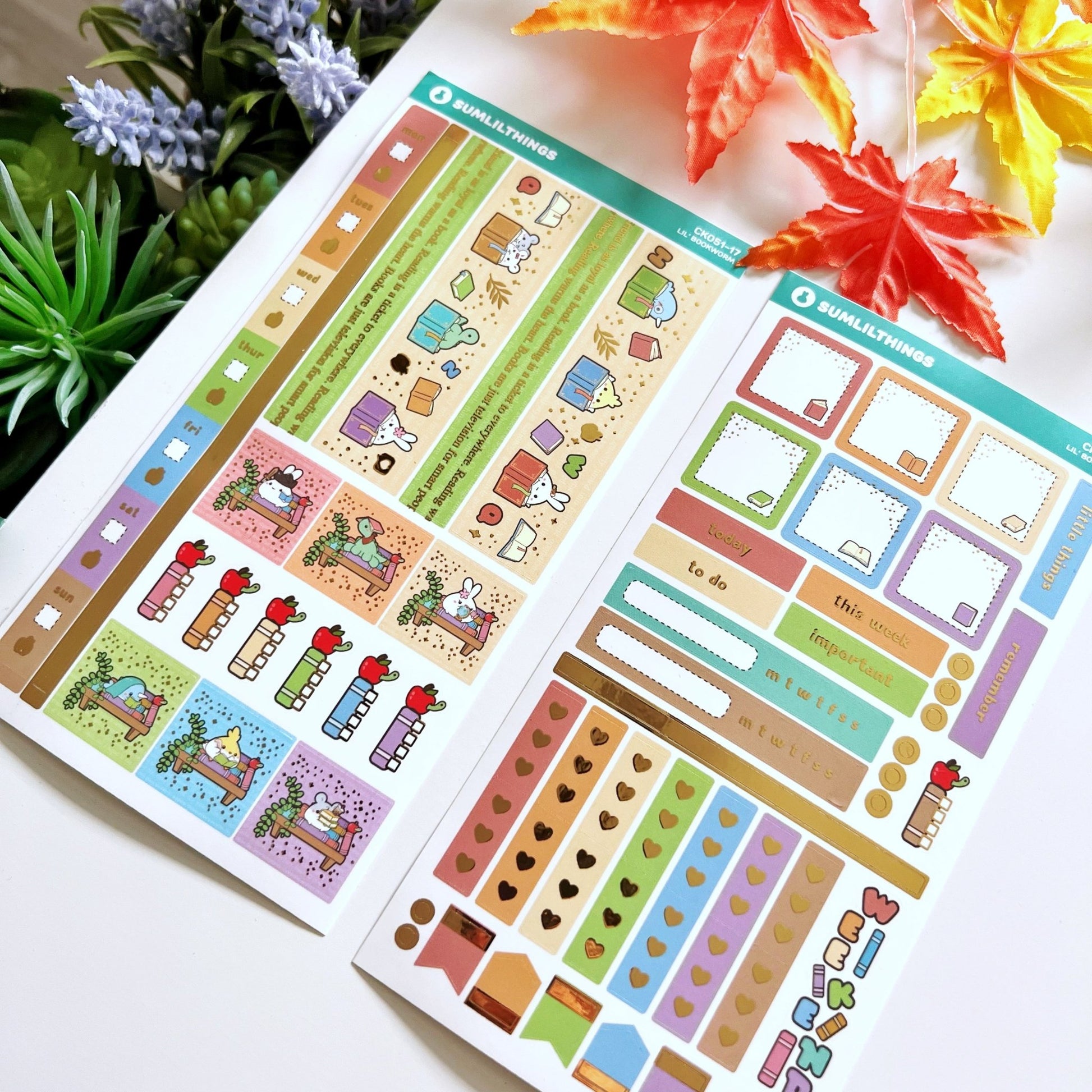 Hobonichi WEEKS - Lil' Bookworm - SumLilThings