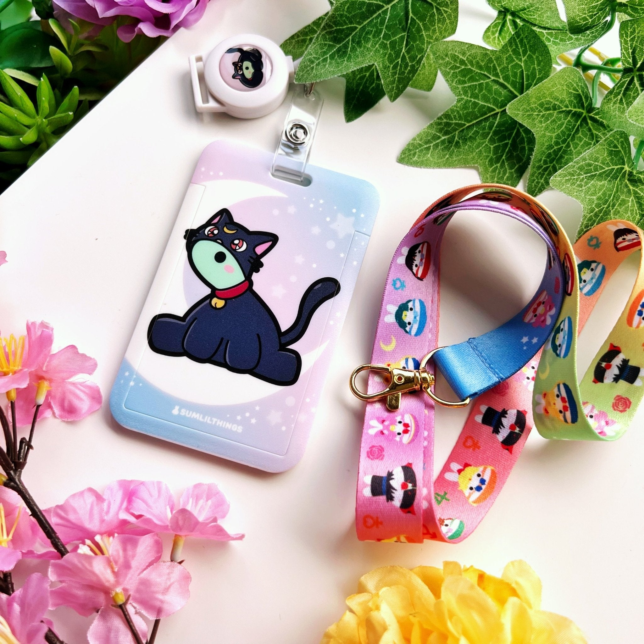 ID Card Holder - Lil&#39; Moon Power Collection - SumLilThings