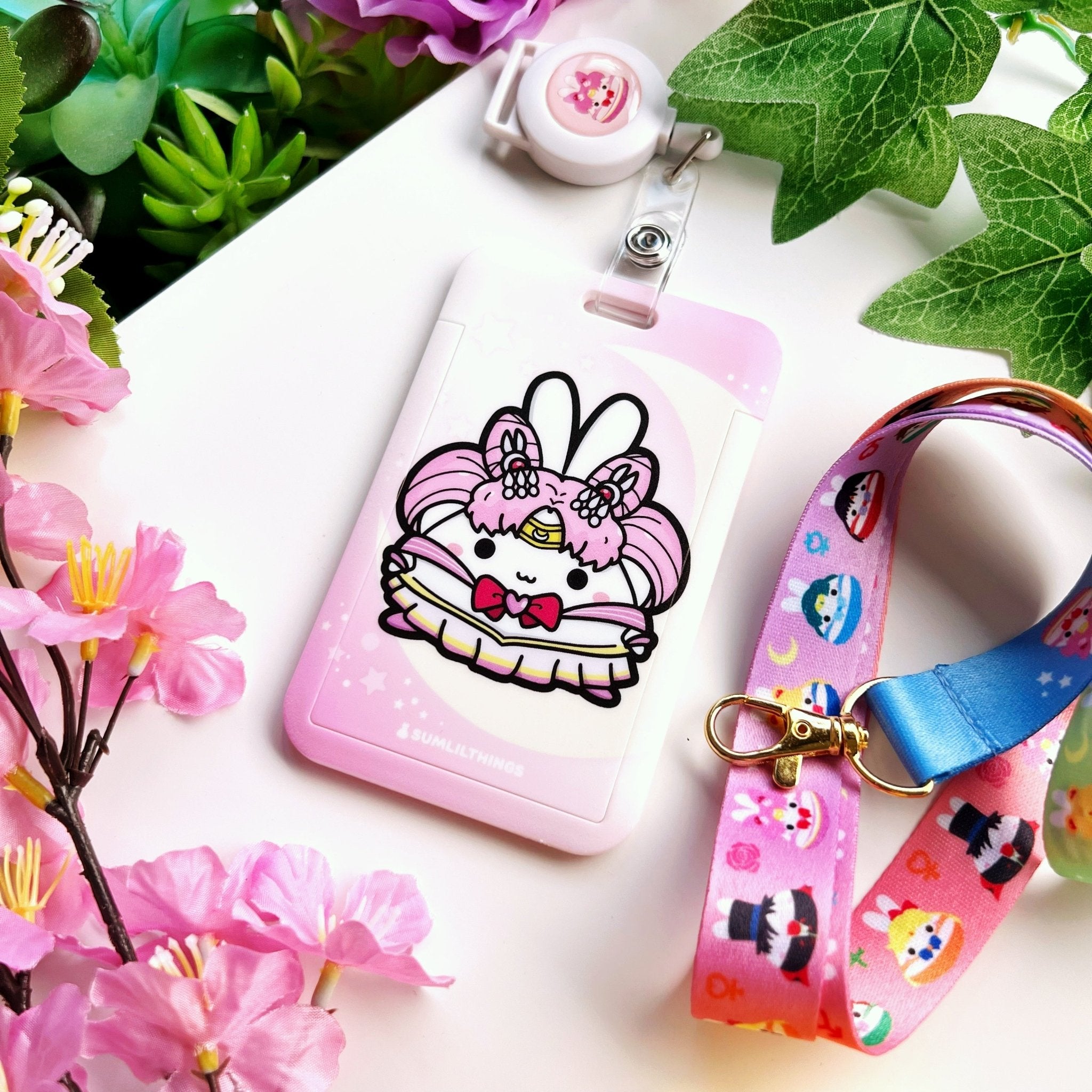 ID Card Holder - Lil&#39; Moon Power Collection - SumLilThings