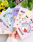Journaling Card - New Year New Me (Set of 8) - Gold Foiled - SumLilThings