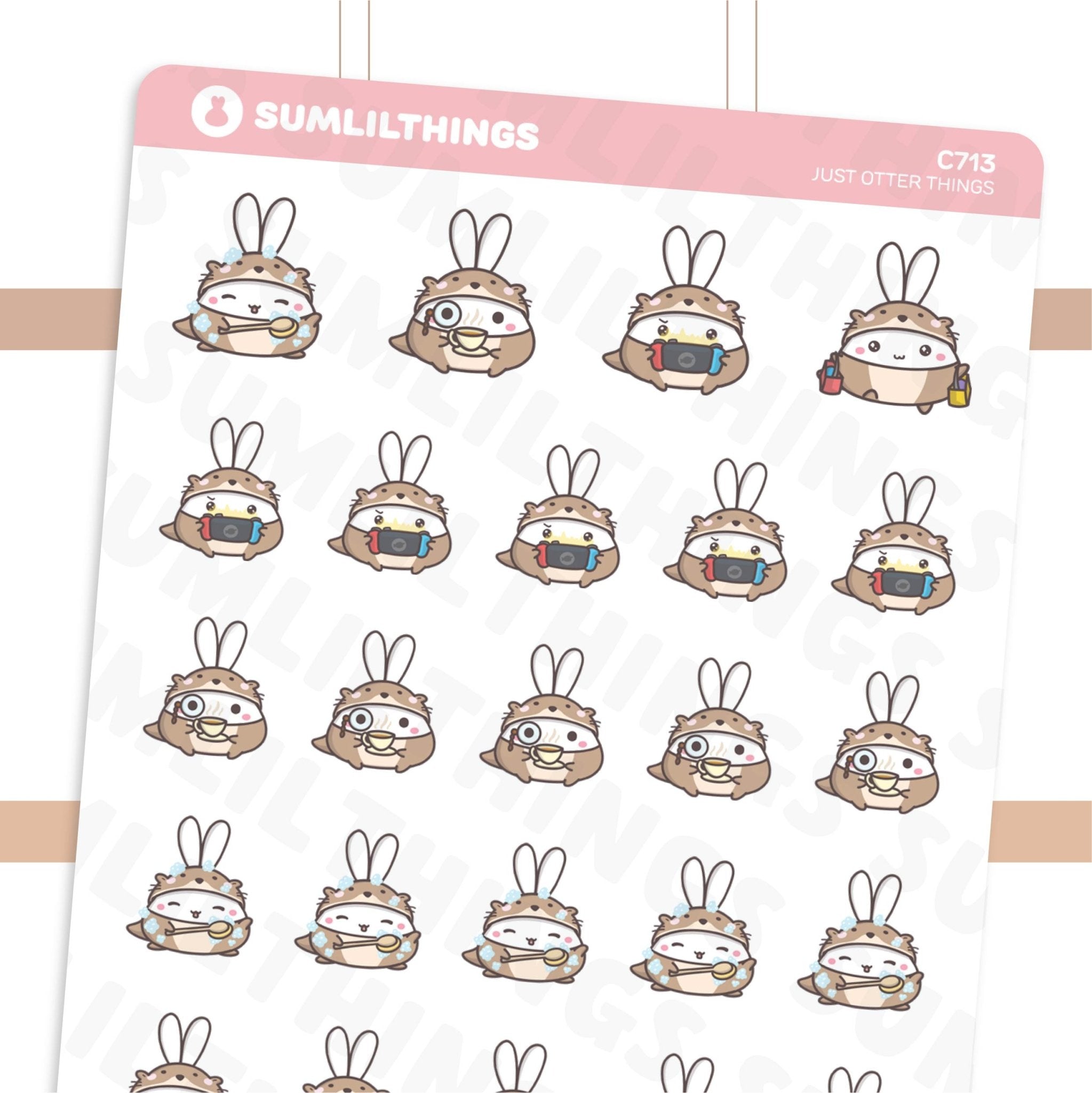 Just Lil' Otter Things Stickers - SumLilThings