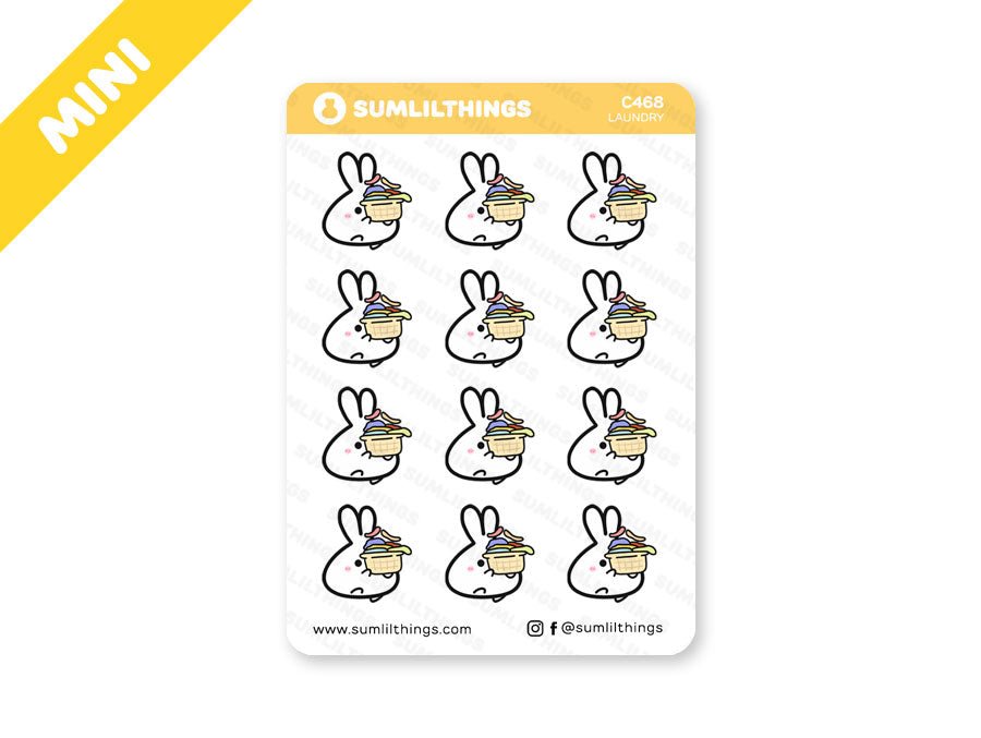 Laundry Stickers - Mini Sheet - SumLilThings