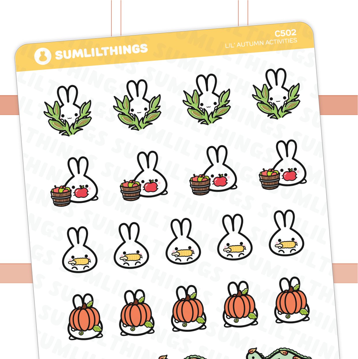 Lil' Autumn Activities Stickers - SumLilThings