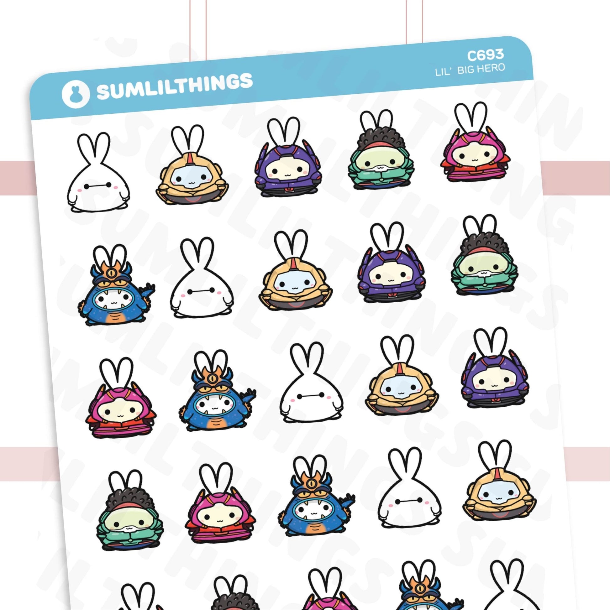 Lil' Big Hero Stickers - SumLilThings