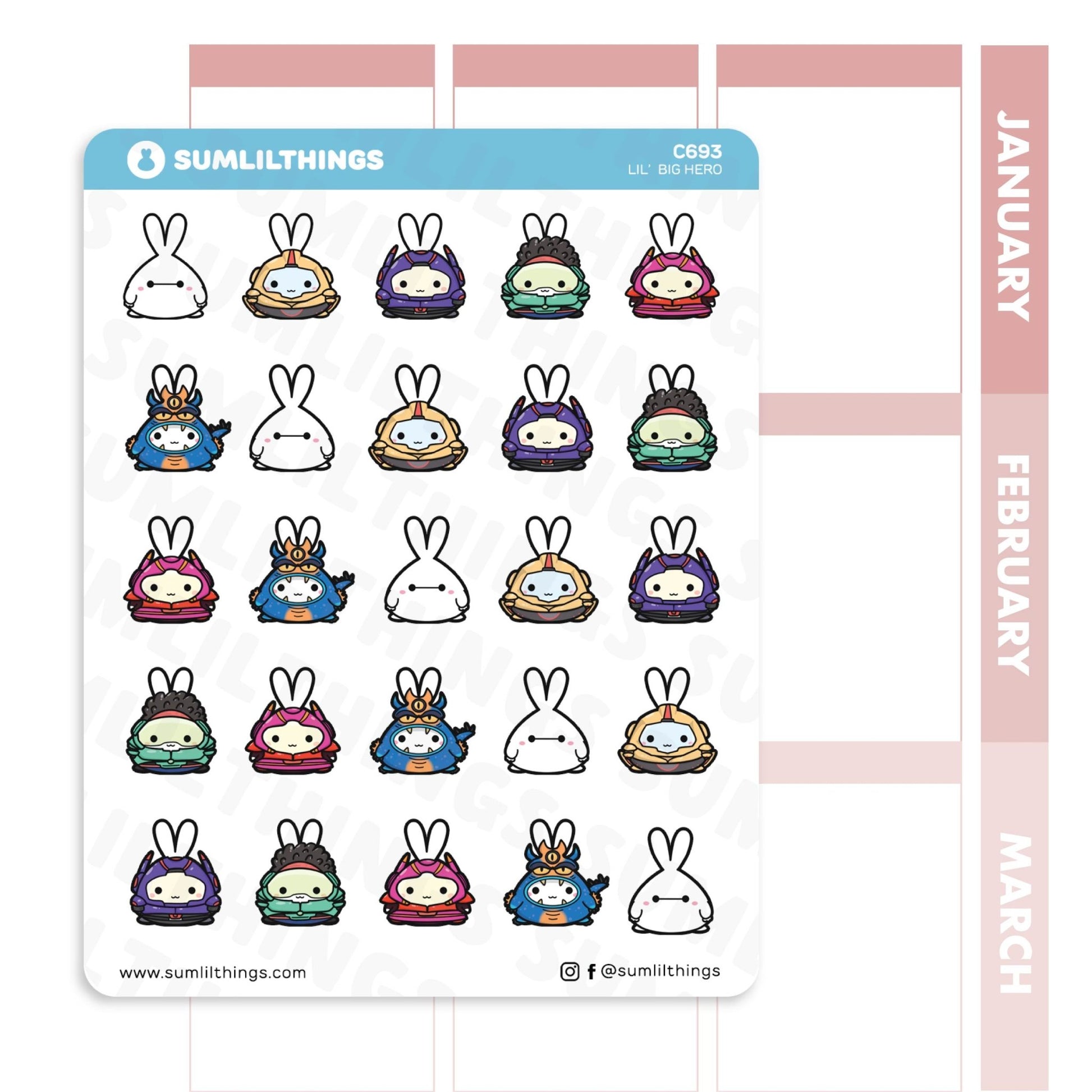 Lil' Big Hero Stickers - SumLilThings