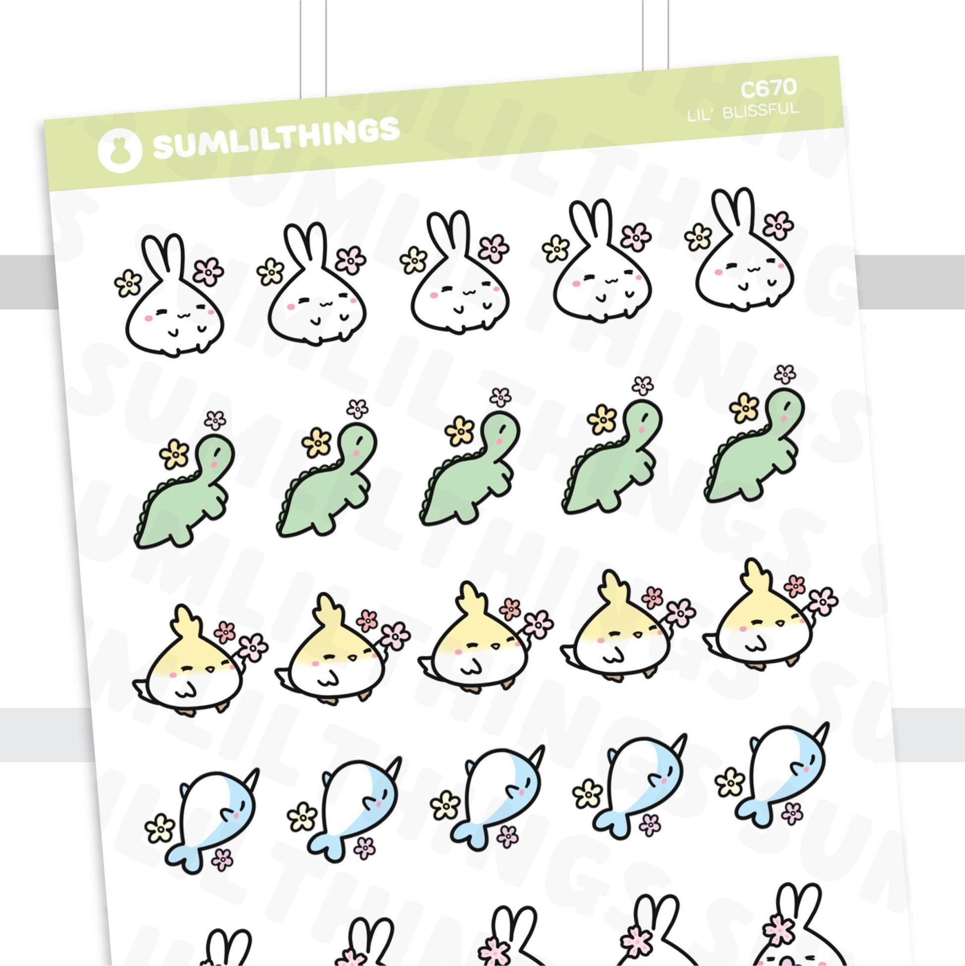 Lil' Blissful Stickers - SumLilThings