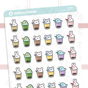 Lil' Boba Drinks Stickers - SumLilThings