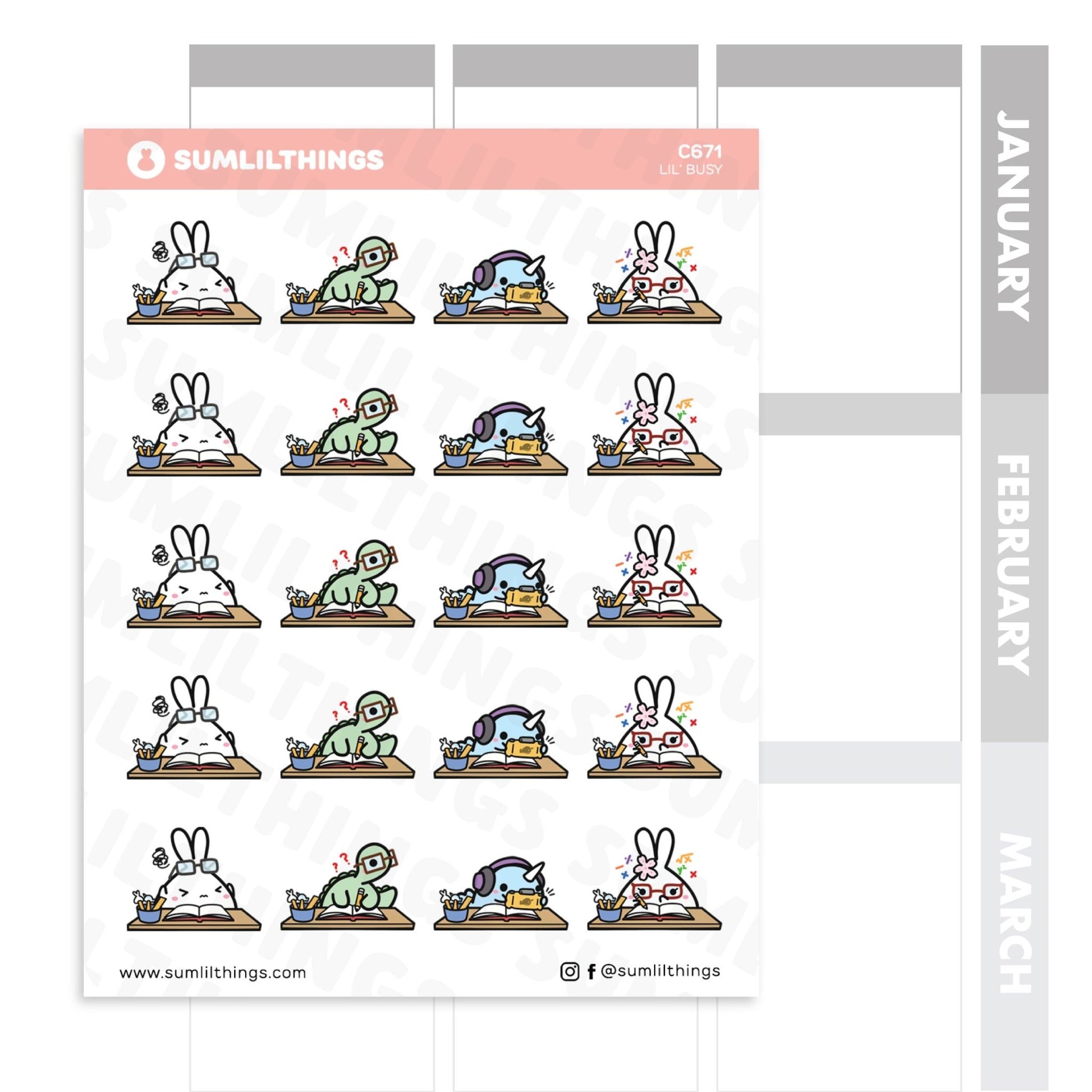 Lil' Busy Stickers - SumLilThings