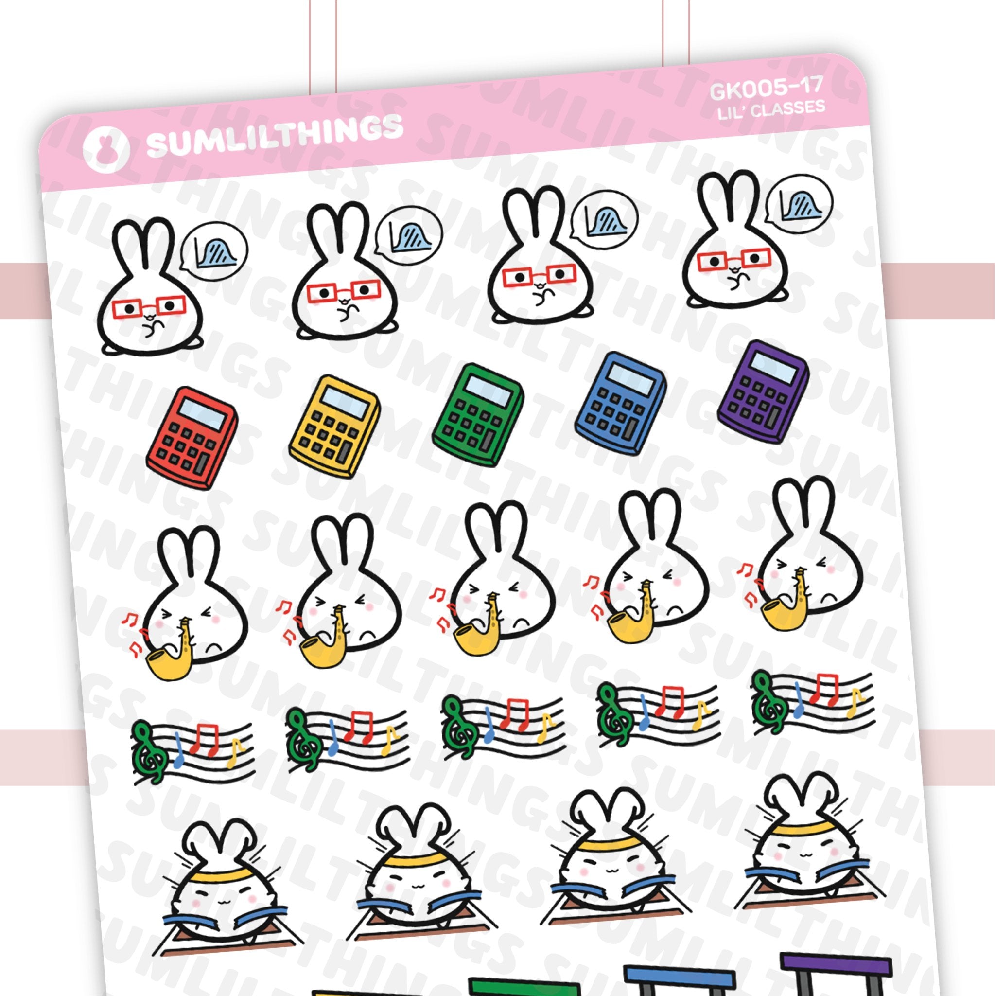 Lil' Classes Stickers - SumLilThings