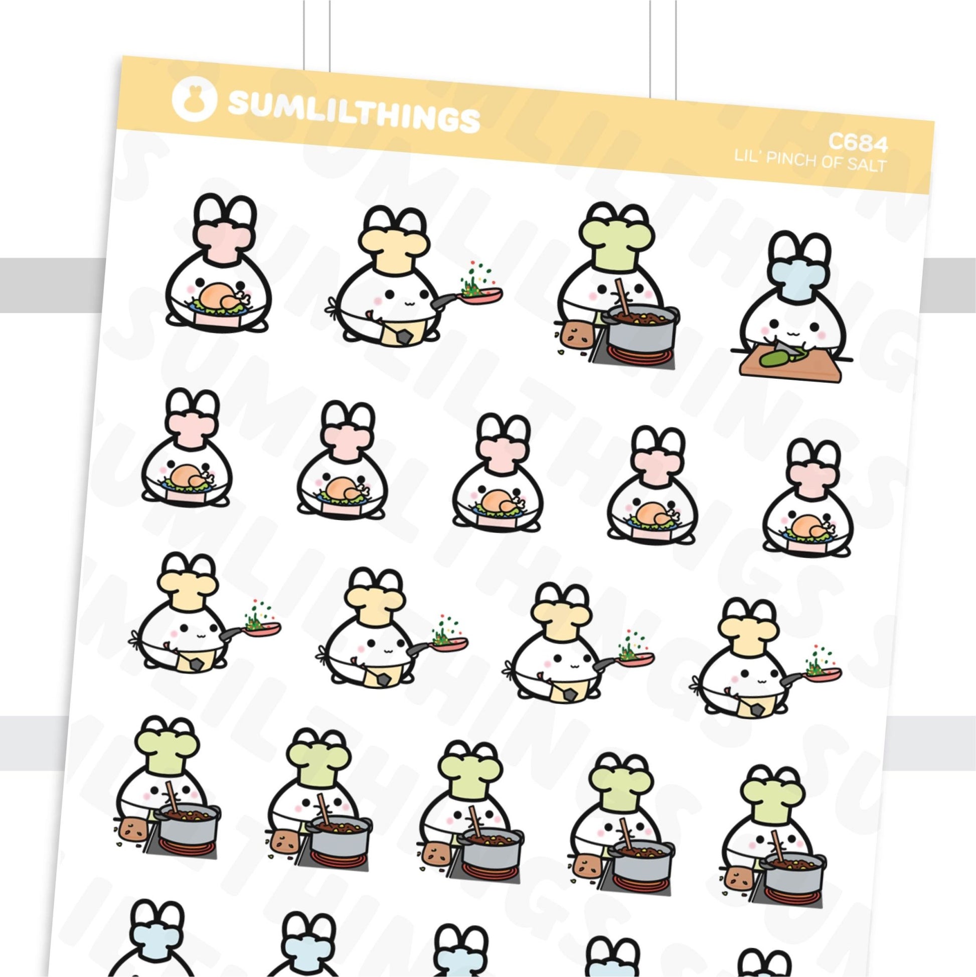 Lil' Cooking Stickers - SumLilThings