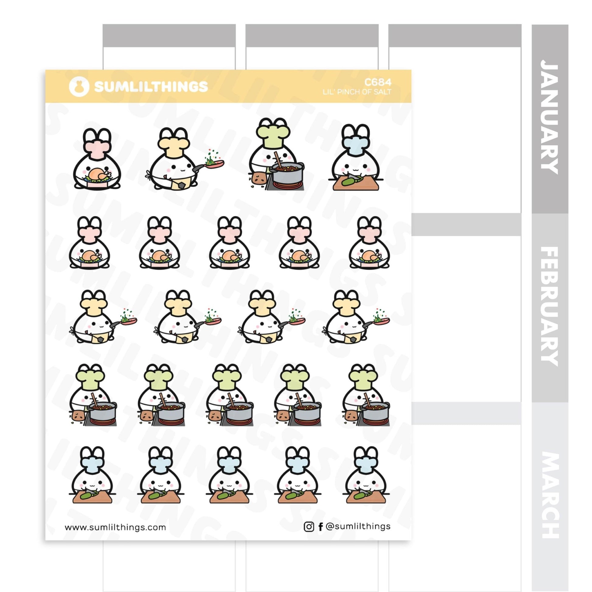 Lil' Cooking Stickers - SumLilThings