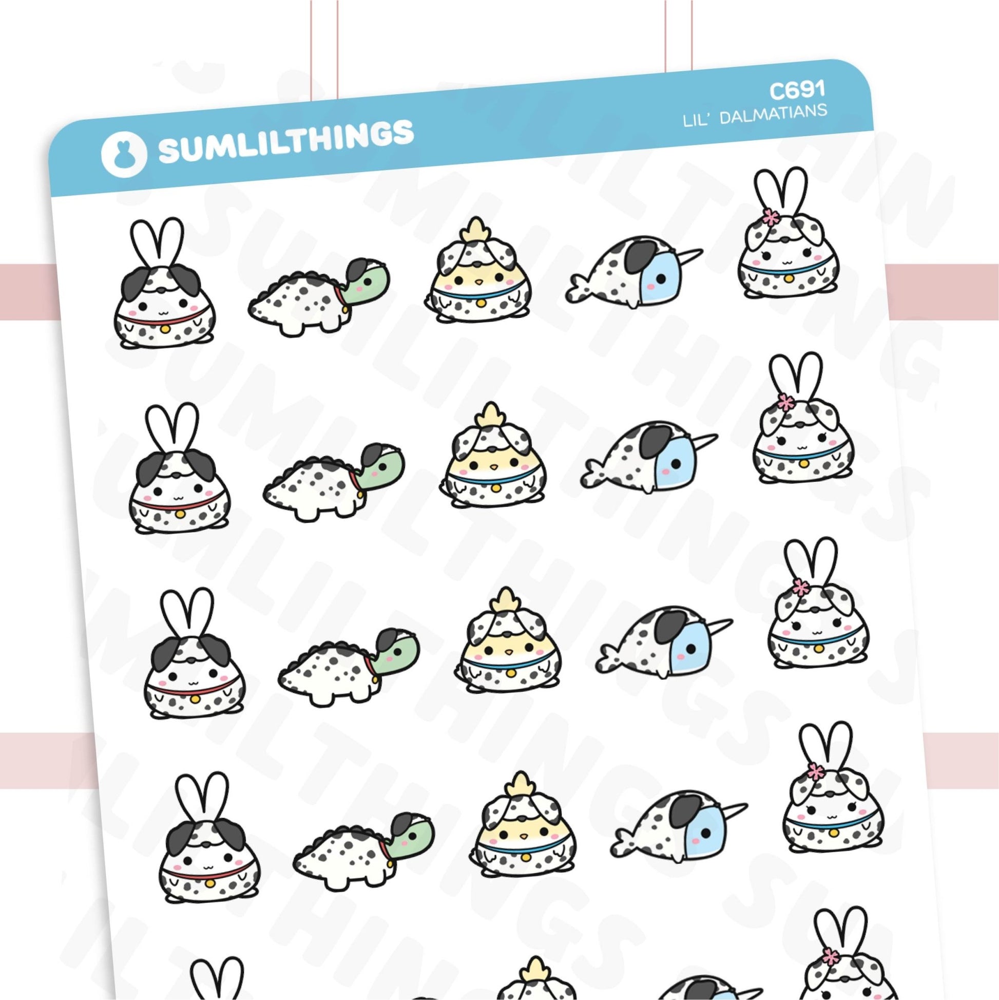 Lil' Dalmatians Stickers - SumLilThings