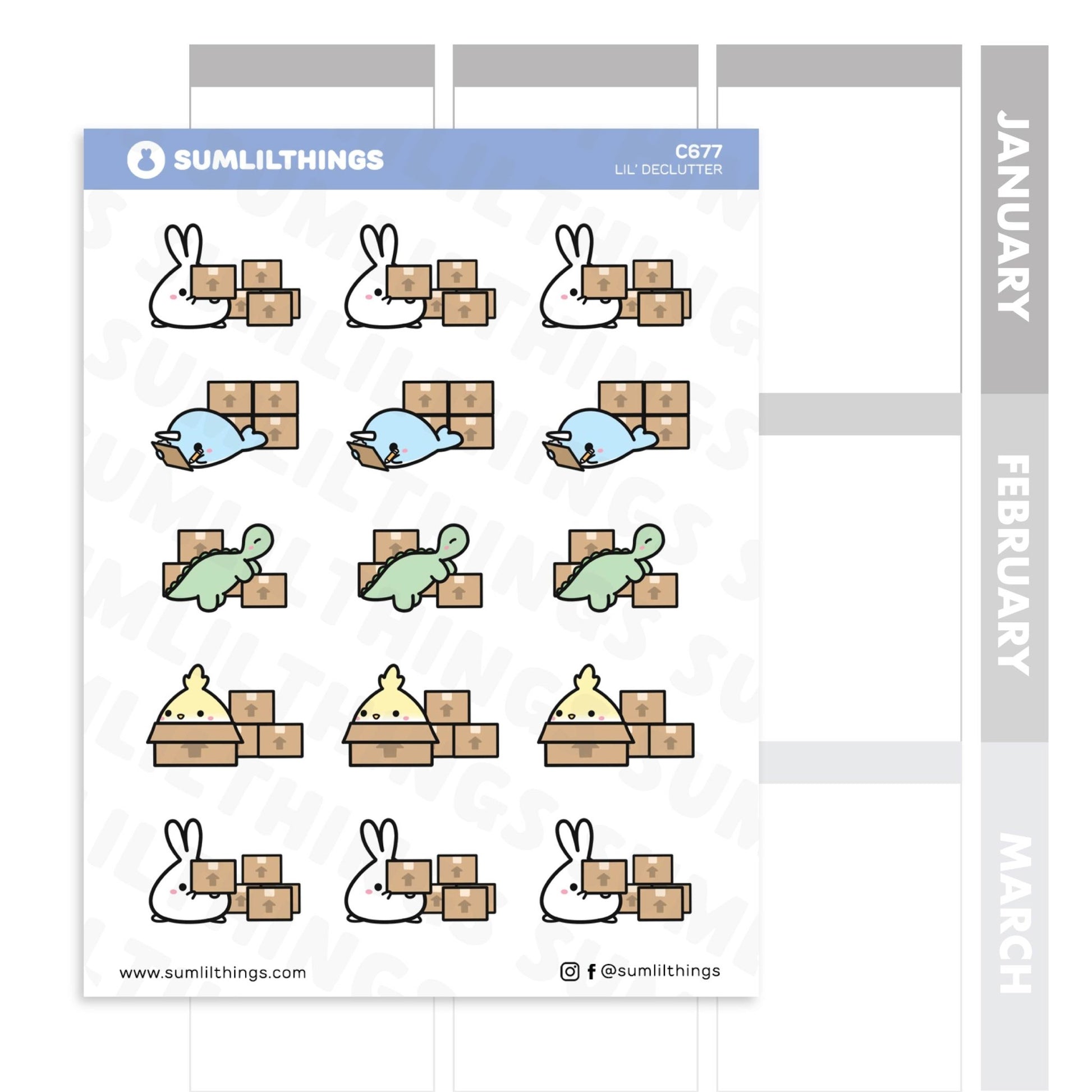 Lil' Declutter Stickers - SumLilThings
