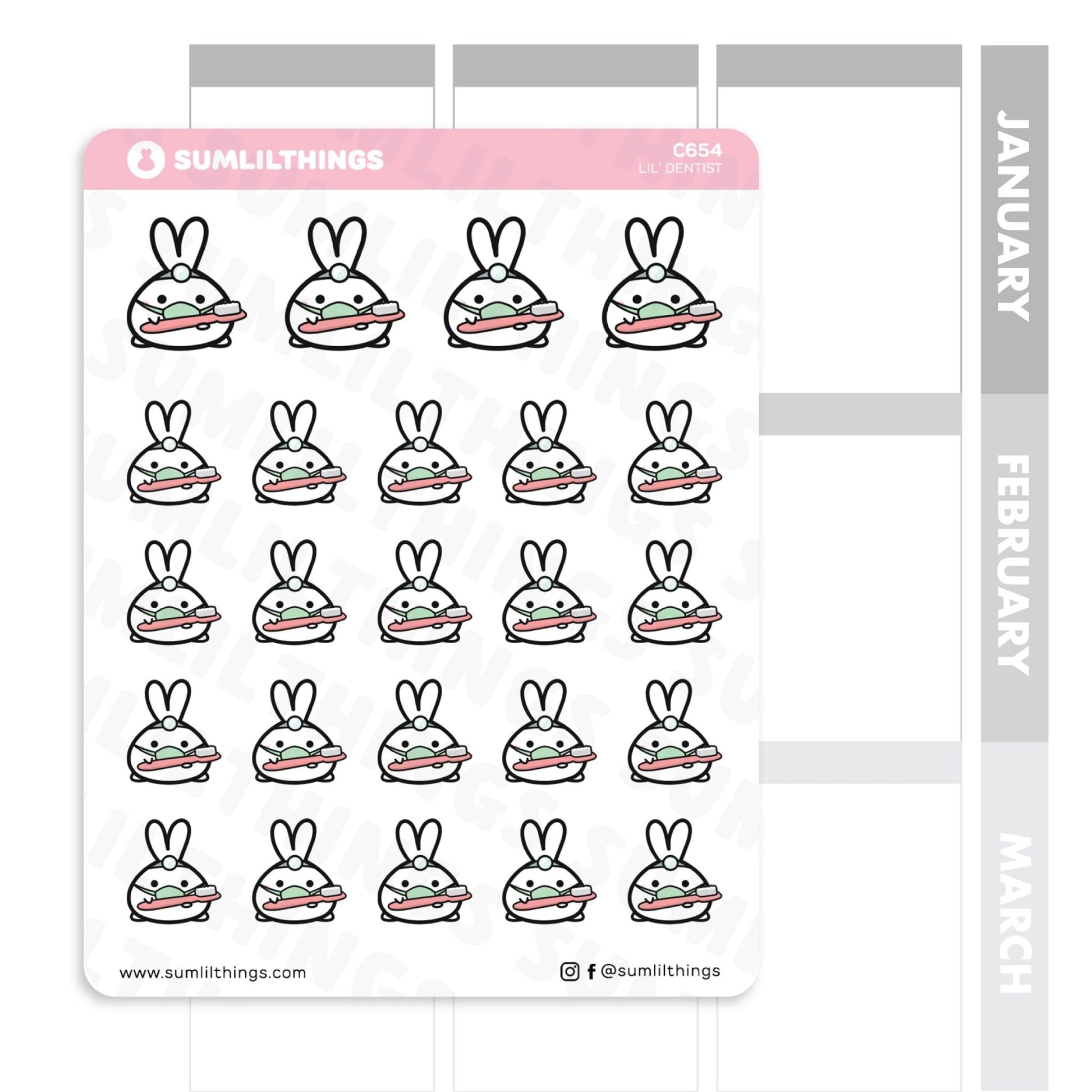 Lil' Dentist Stickers - SumLilThings