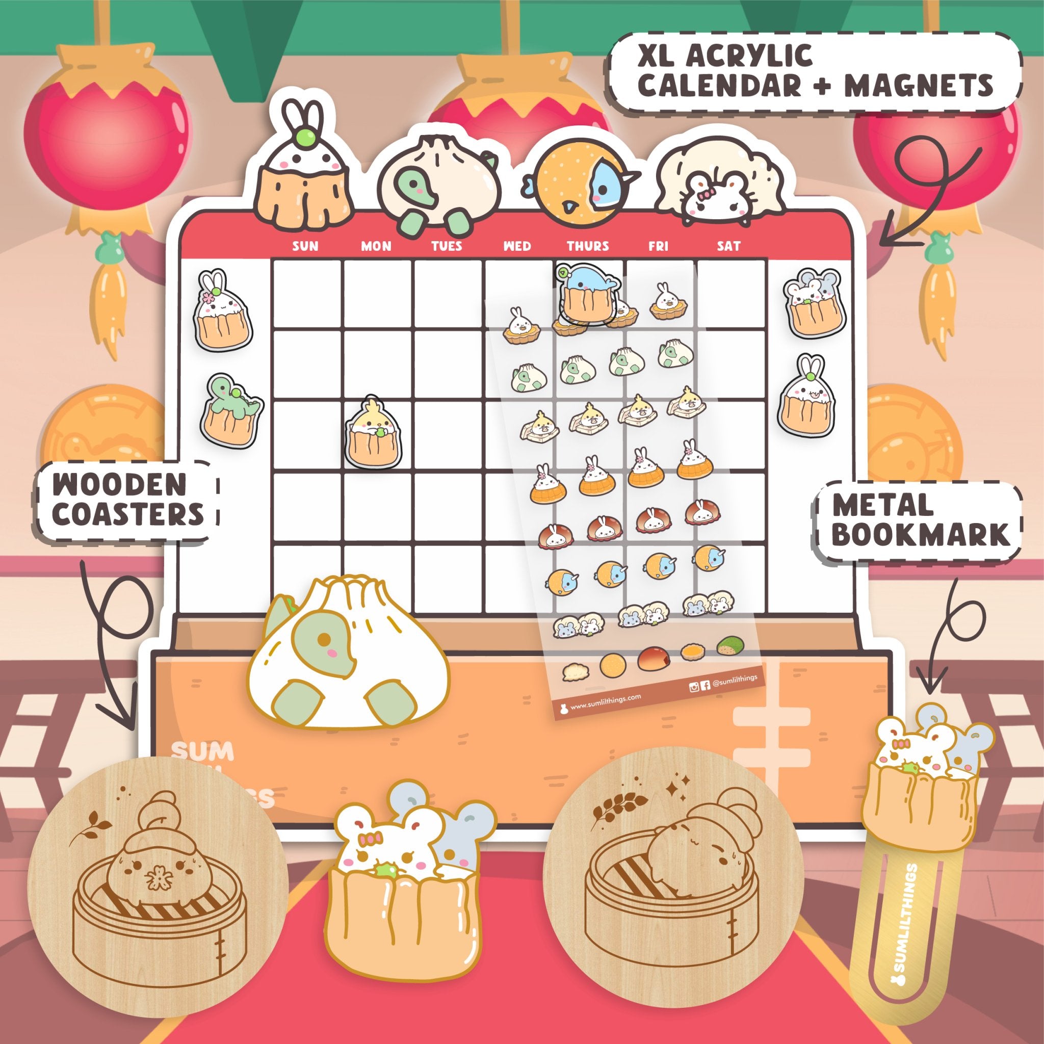 Lil&#39; Dimsum Booster Pack (19 Items) - 20% OFF - SumLilThings