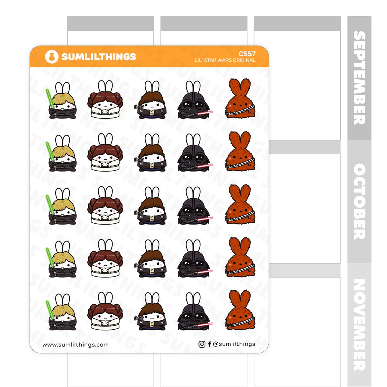 Lil' Galaxy Wars Original Stickers - SumLilThings