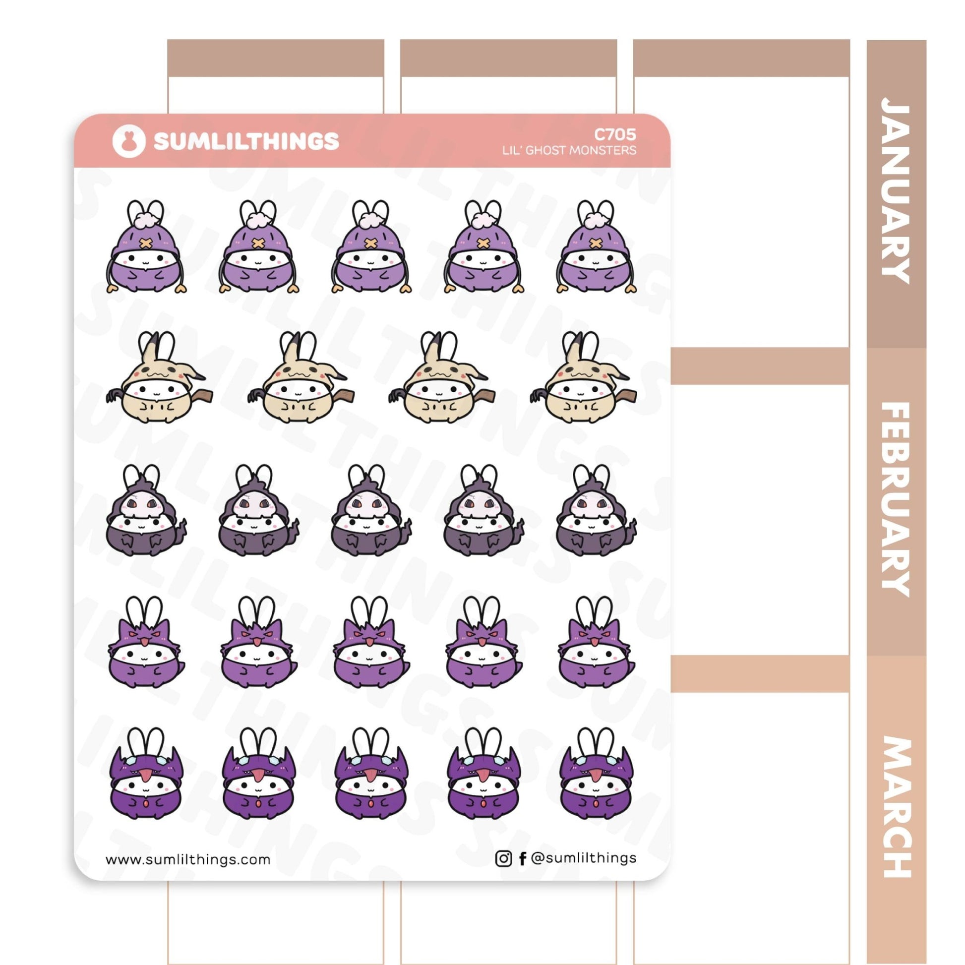 Lil' Ghost Pocket Monsters - SumLilThings