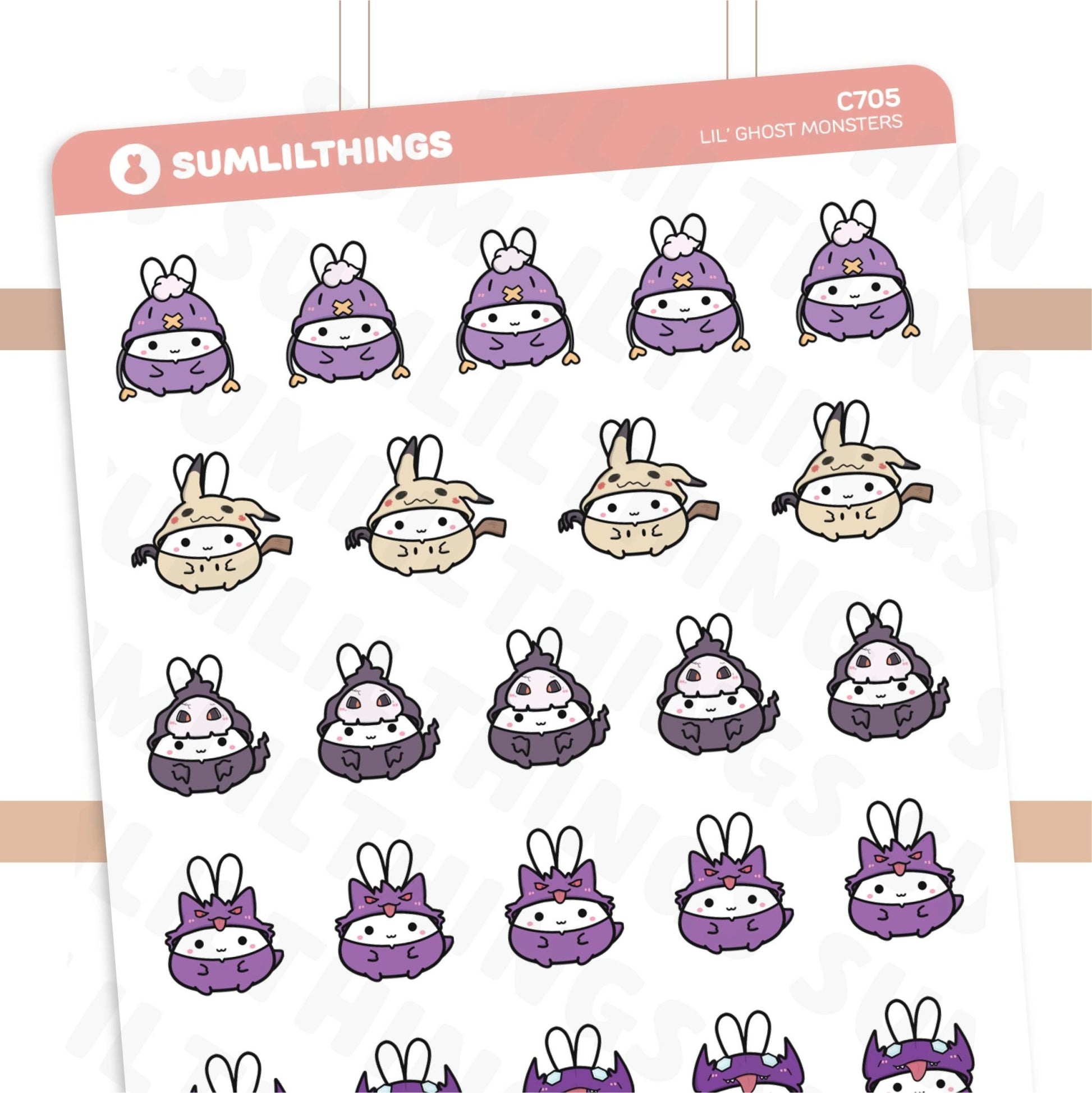 Lil' Ghost Pocket Monsters - SumLilThings